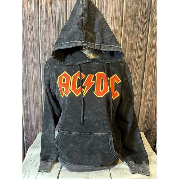 AC/DC | Shirts | Acdc Logo Hoodie Sweatshirt Licensed Rock N Roll Band ...